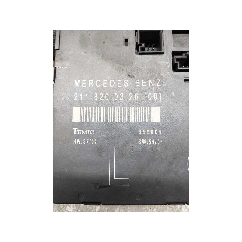 Recambio de modulo electronico para mercedes clase e (w211) berlina e 270 cdi (211.016) referencia OEM IAM 2118200326 DEL IZQUIE