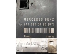 Recambio de modulo electronico para mercedes clase e (w211) berlina e 270 cdi (211.016) referencia OEM IAM 2118200426 DEL DERECH 2