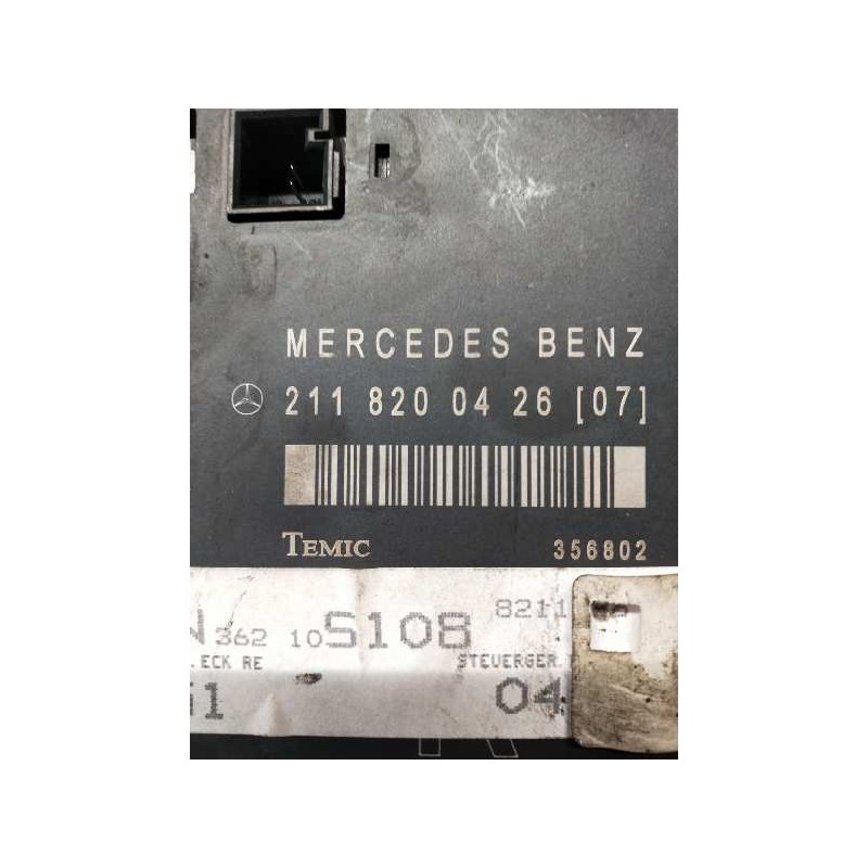 Recambio de modulo electronico para mercedes clase e (w211) berlina e 270 cdi (211.016) referencia OEM IAM 2118200426 DEL DERECH