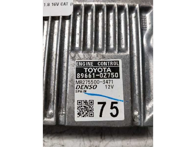 Recambio de centralita motor uce para toyota auris touring sports (e18) 1.8 16v cat (híbrido) referencia OEM IAM 896610Z750 MB27