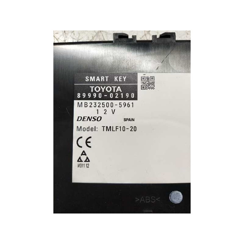 Recambio de modulo electronico para toyota auris touring sports (e18) 1.8 16v cat (híbrido) referencia OEM IAM 8999002190 MB2325