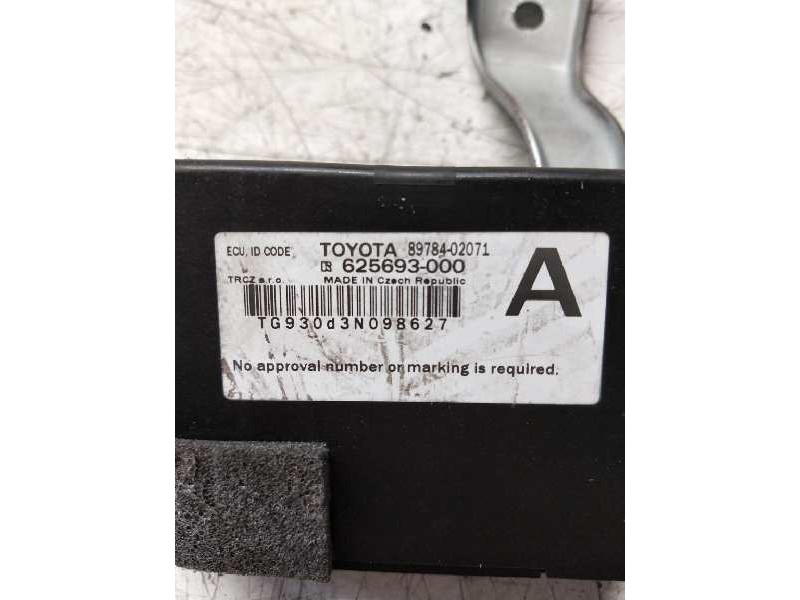 Recambio de centralita inmovilizador para toyota auris touring sports (e18) 1.8 16v cat (híbrido) referencia OEM IAM 8978402071 