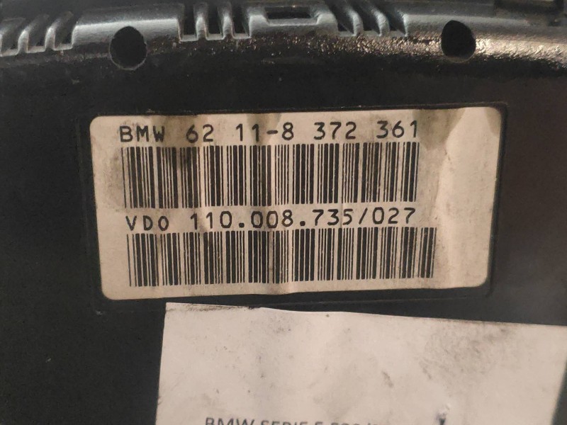 Recambio de cuadro instrumentos para bmw serie 5 berlina (e39) 525tds referencia OEM IAM 62118372361 110008735027 