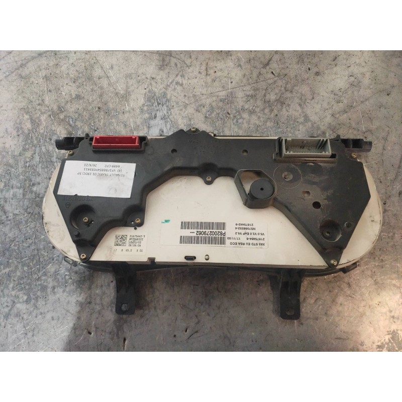 Recambio de cuadro instrumentos para renault trafic caja cerrada (ab 4.01) doble cabina l1h1 2,7t referencia OEM IAM P8200279062