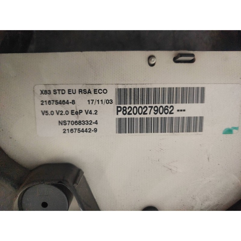 Recambio de cuadro instrumentos para renault trafic caja cerrada (ab 4.01) doble cabina l1h1 2,7t referencia OEM IAM P8200279062