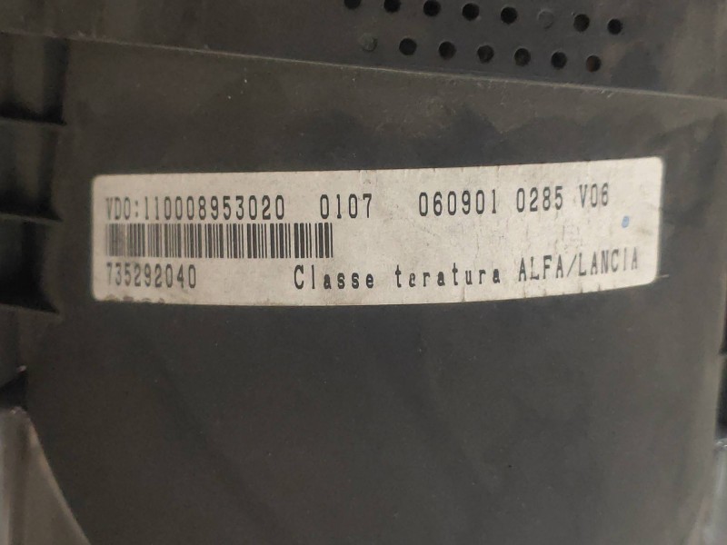 Recambio de cuadro instrumentos para alfa romeo 147 (190) 2.0 selespeed distinctive referencia OEM IAM 110008953020 735292040 