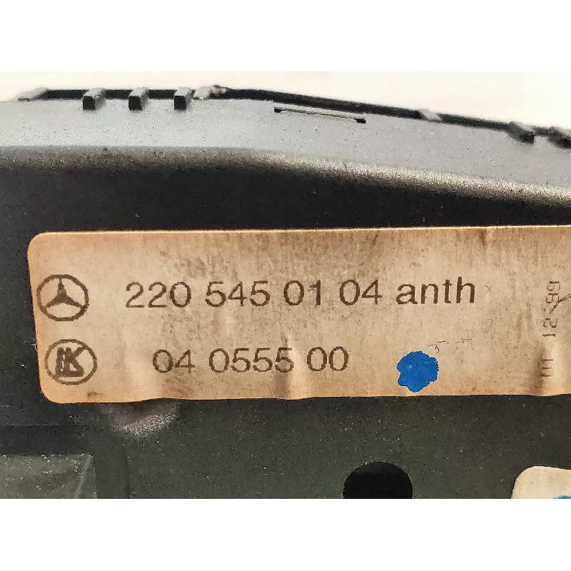 Recambio de mando luces para mercedes clase s (w220) berlina 4.3 v8 24v cat referencia OEM IAM 2205450104 04055500 