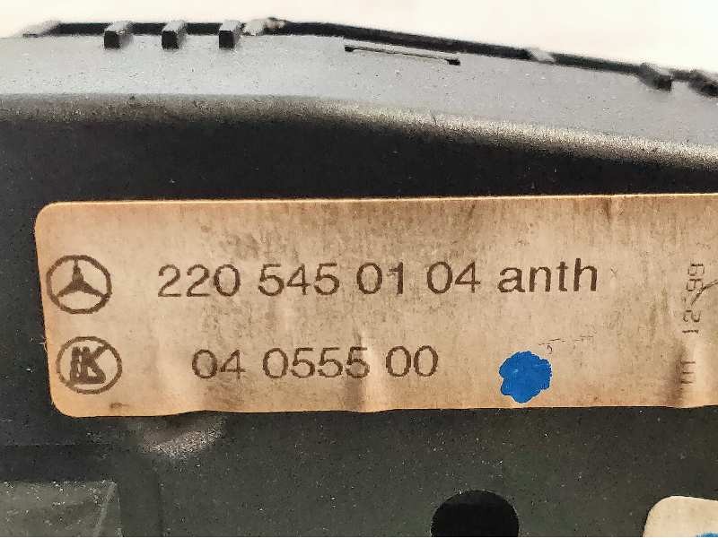 Recambio de mando luces para mercedes clase s (w220) berlina 4.3 v8 24v cat referencia OEM IAM 2205450104 04055500 