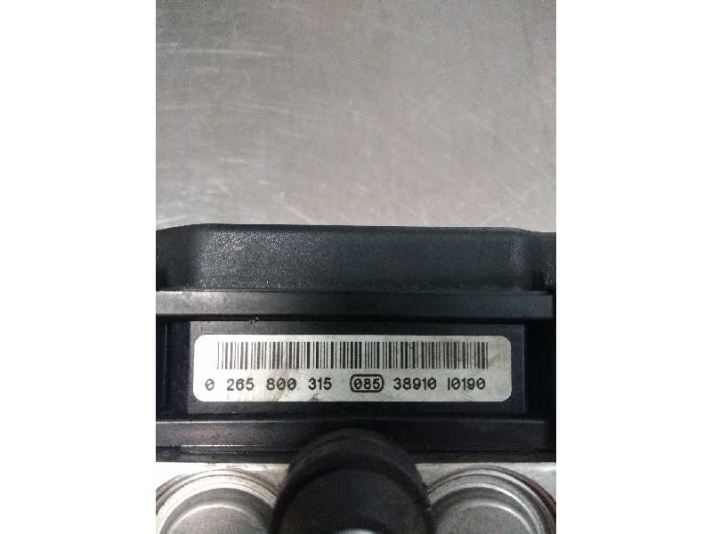 Recambio de abs para fiat punto berlina (188) referencia OEM IAM 0265231331 0265800315 38910 10190 46836768 Recambio de abs para fiat punto berlina (188) referencia OEM IAM 0265231331 0265800315 38910 10190 46836768