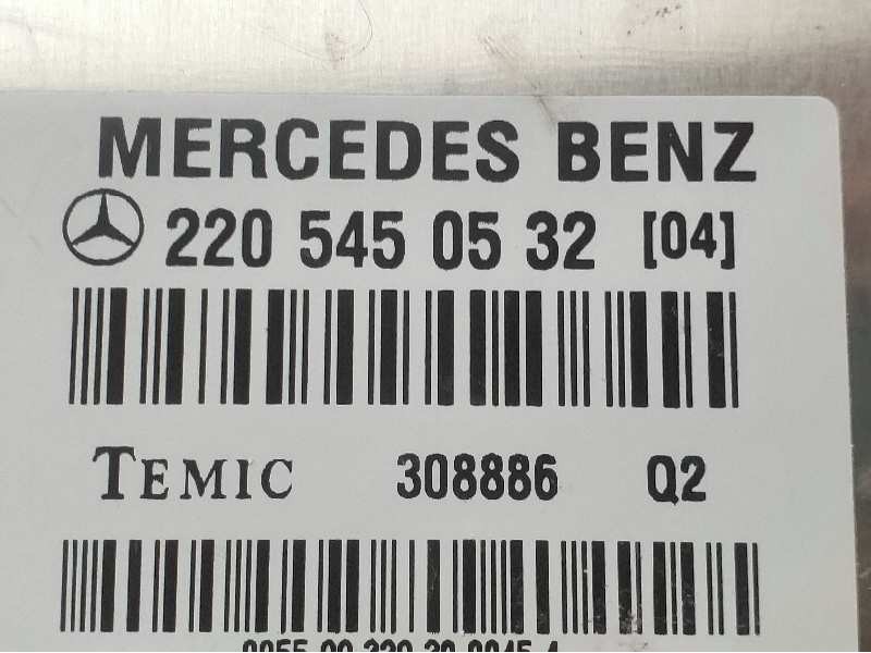 Recambio de centralita suspension para mercedes clase s (w220) berlina 4.3 v8 24v cat referencia OEM IAM 2205450532 308886 