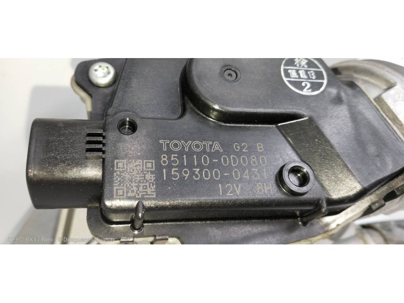 Recambio de motor limpia delantero para toyota yaris (ksp9/scp9/nlp9) luna referencia OEM IAM 851100D080 1593000431 
