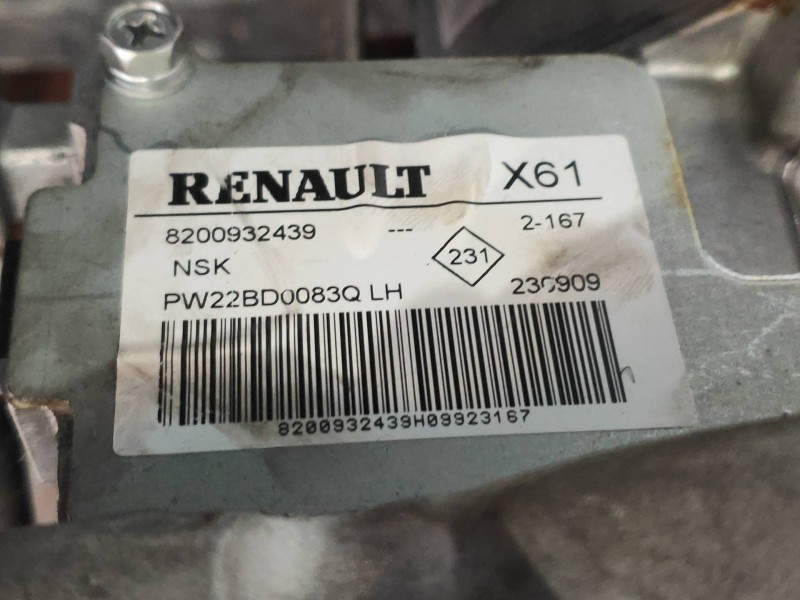 Recambio de columna direccion para renault kangoo authentique referencia OEM IAM 8200932439  