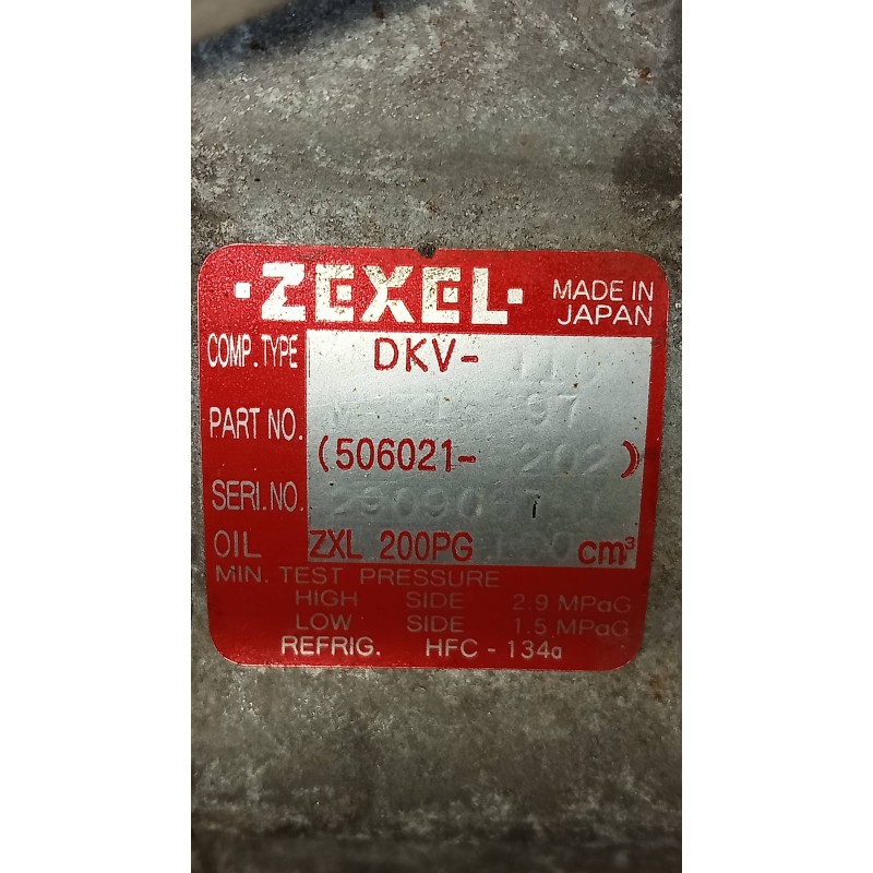 Recambio de compresor aire acondicionado para mitsubishi montero pinin (h60/h70) 2000 gdi (3-ptas.) referencia OEM IAM 506021520