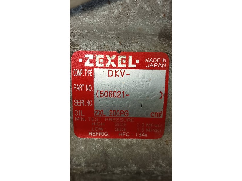 Recambio de compresor aire acondicionado para mitsubishi montero pinin (h60/h70) 2000 gdi (3-ptas.) referencia OEM IAM 506021520