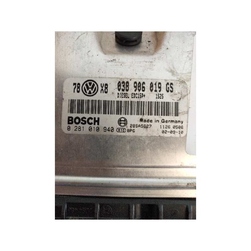 Recambio de centralita motor uce para volkswagen passat berlina (3b3) comfortline referencia OEM IAM 0281010940 038906019GS EDC1