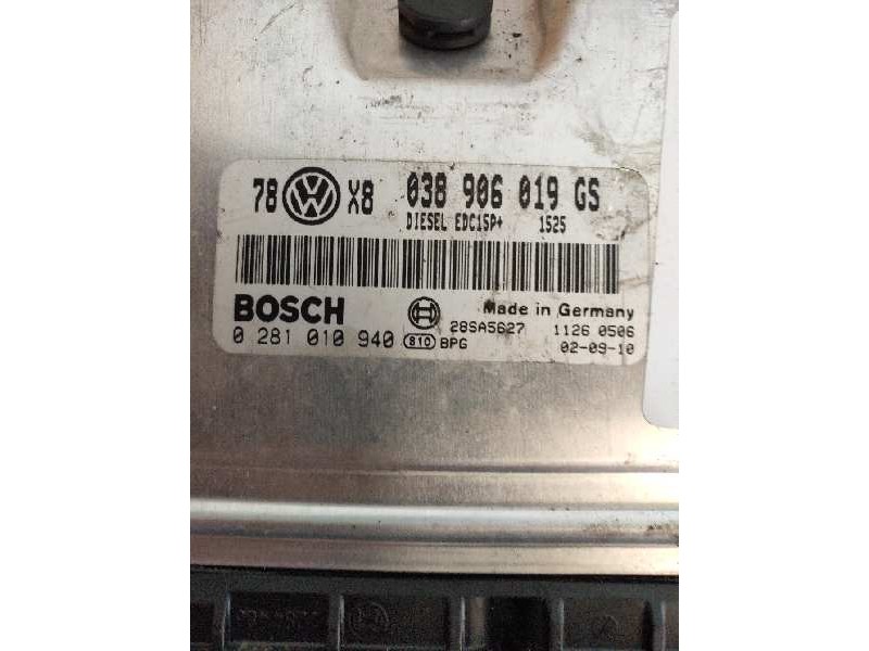 Recambio de centralita motor uce para volkswagen passat berlina (3b3) comfortline referencia OEM IAM 0281010940 038906019GS EDC1