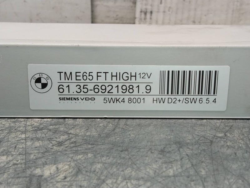 Recambio de modulo electronico para bmw serie 7 (e65/e66) 745i referencia OEM IAM 5WK48001 613569219819 