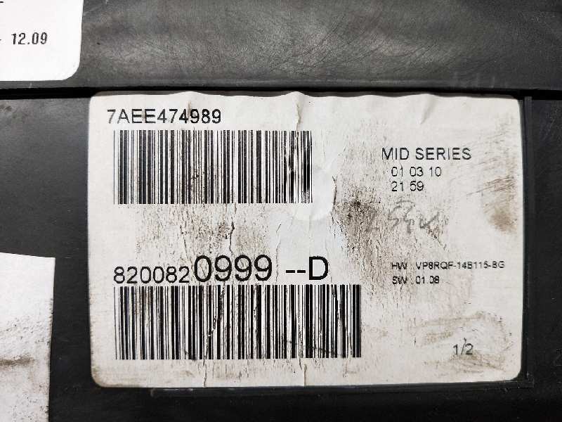 Recambio de cuadro instrumentos para renault clio iii exception 2 referencia OEM IAM 8200820999 7AEE474989 