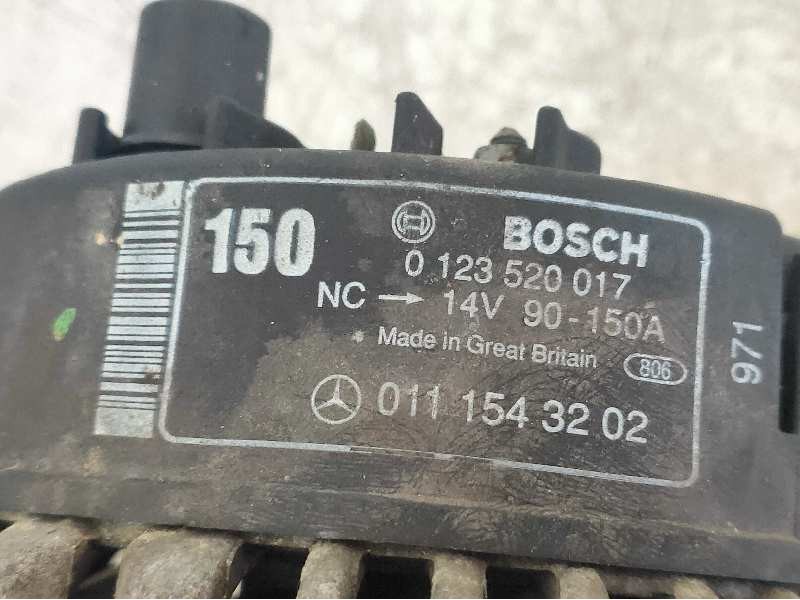 Recambio de alternador para mercedes clase s (w220) berlina 4.3 v8 24v cat referencia OEM IAM 0123520017 0111543202 BOSCH