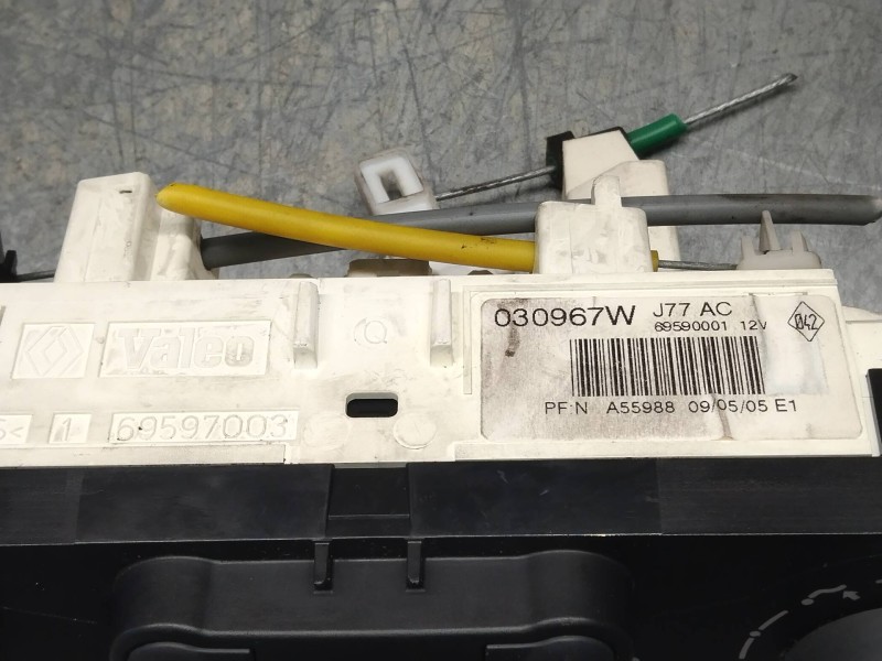 Recambio de mando calefaccion / aire acondicionado para renault modus luxe privilege referencia OEM IAM 69597003 030967W 6959000