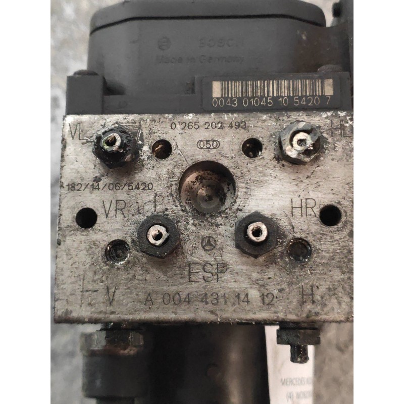 Recambio de abs para mercedes clase e (w210) berlina diesel 270 cdi (210.016) referencia OEM IAM 0265202493A0044311412  