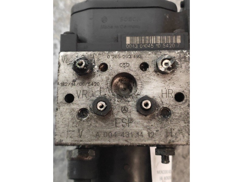 Recambio de abs para mercedes clase e (w210) berlina diesel 270 cdi (210.016) referencia OEM IAM 0265202493A0044311412  