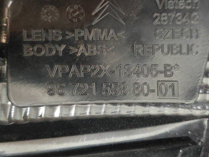 Recambio de piloto trasero izquierdo interior para citroen c4 lim. tonic referencia OEM IAM   