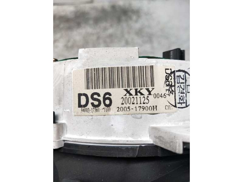 Recambio de cuadro instrumentos para hyundai matrix (fc) 1.5 crdi gls referencia OEM IAM 9400317360 200517900H DS6XKY