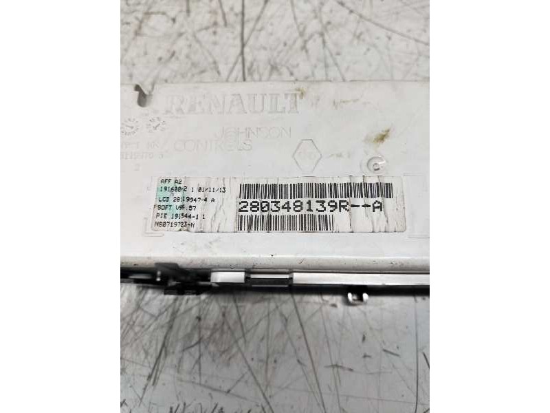 Recambio de pantalla multifuncion para renault clio iii expression referencia OEM IAM 280348139R 281199474A NS0719723N