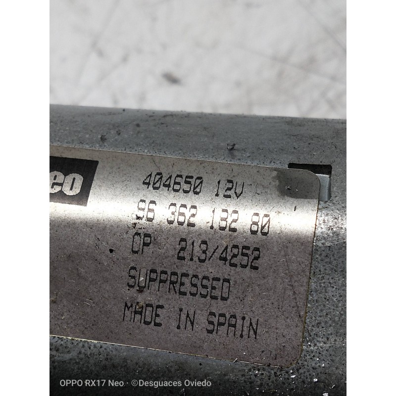 Recambio de motor limpia trasero para citroen xsara coupe 2.0 hdi premier (66kw) referencia OEM IAM 404650 9636218280 