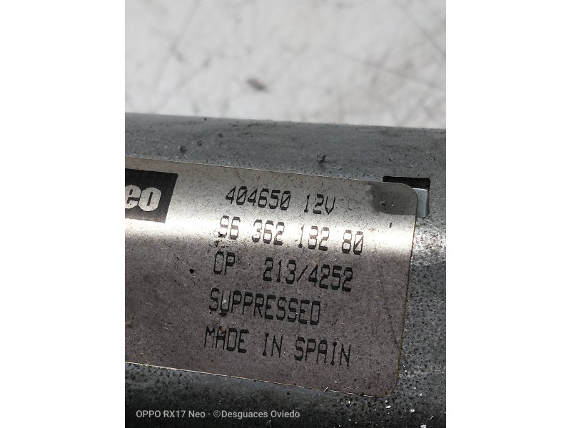 Recambio de motor limpia trasero para citroen xsara coupe 2.0 hdi premier (66kw) referencia OEM IAM 404650 9636218280 