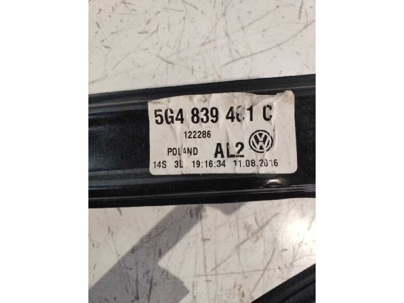 Recambio de elevalunas trasero izquierdo para volkswagen golf vii lim. (5g1) business bluemotion tech. referencia OEM IAM 013082