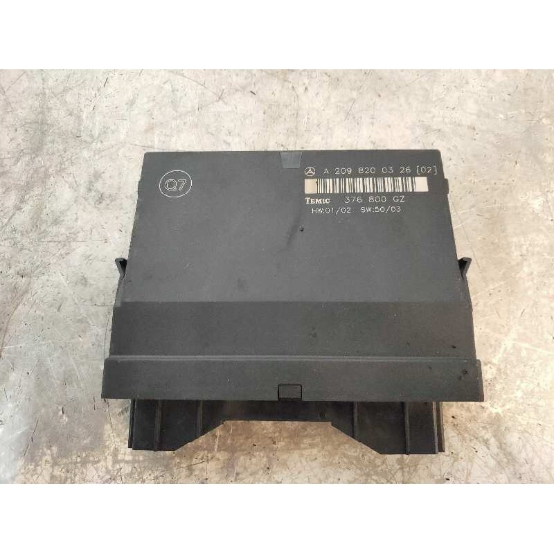 Recambio de modulo electronico para mercedes clase clk (w209) coupe 200 compressor (209.342) referencia OEM IAM A2098200326 3768