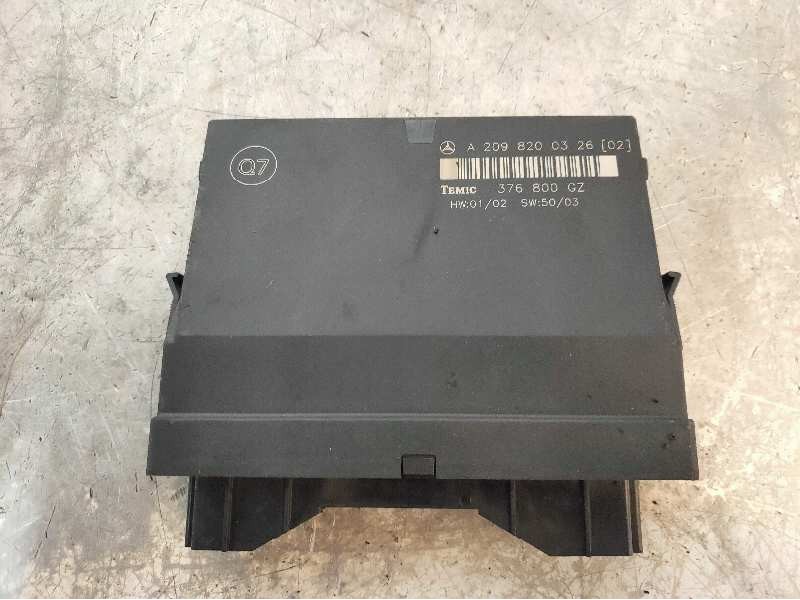 Recambio de modulo electronico para mercedes clase clk (w209) coupe 200 compressor (209.342) referencia OEM IAM A2098200326 3768