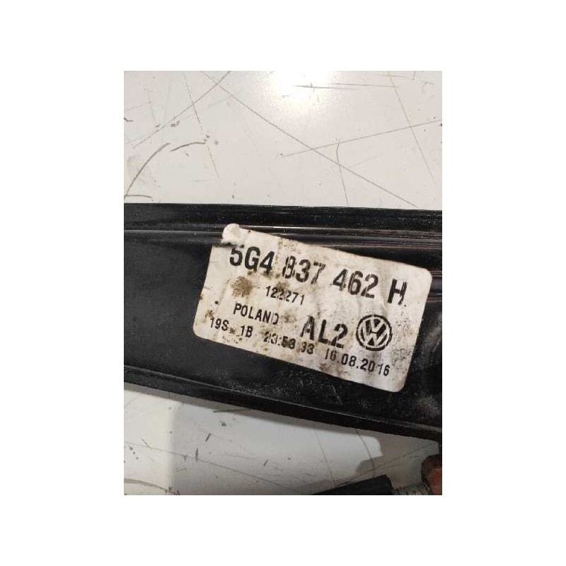 Recambio de elevalunas delantero derecho para volkswagen golf vii lim. (5g1) business bluemotion tech. referencia OEM IAM 013082