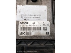 Recambio de centralita motor uce para opel zafira b cosmo referencia OEM IAM 0281012549 55198922 BR 2