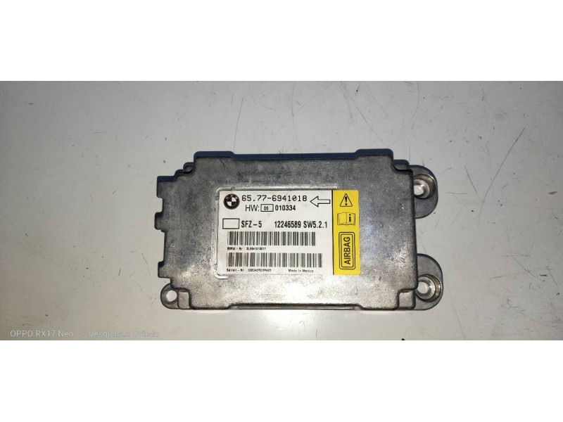 Recambio de centralita airbag para bmw serie 5 berlina (e60) 530d referencia OEM IAM 65776941018 12246589 