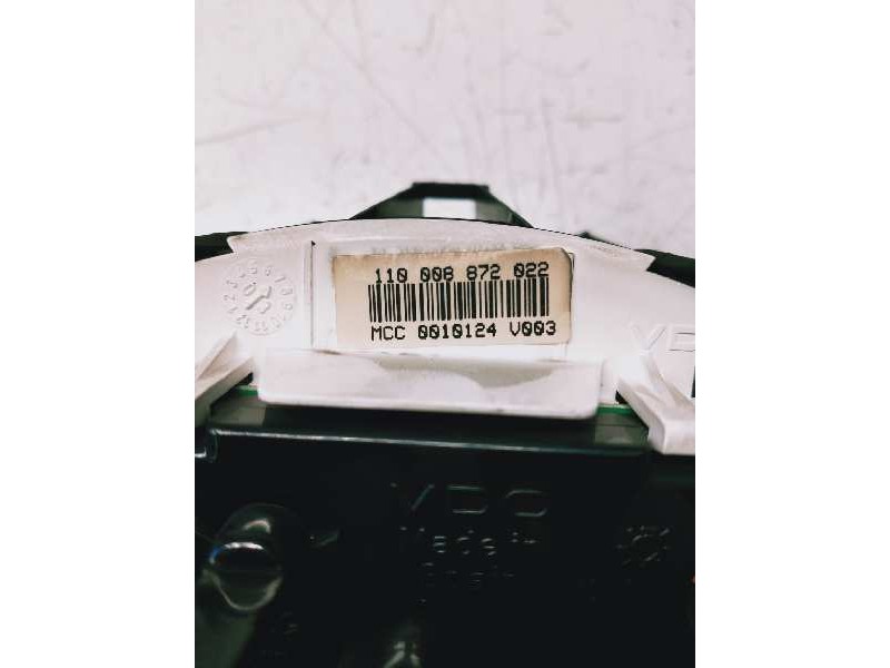 Recambio de cuadro instrumentos para smart coupe básico (45kw) referencia OEM IAM 110008872022 0010124 0001184V026000000