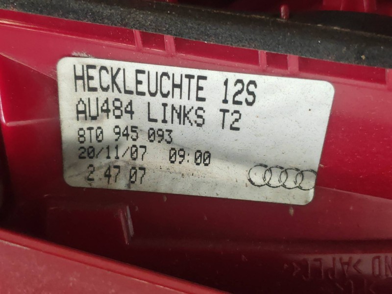 Recambio de piloto trasero izquierdo interior para audi a5 coupe (8t) 2.7 tdi referencia OEM IAM 8T0945093  