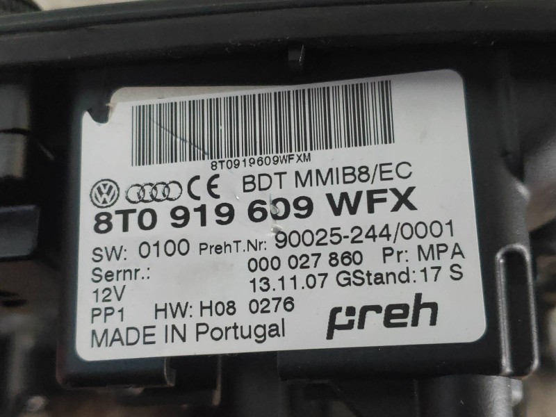 Recambio de mando multifuncion para audi a5 coupe (8t) 2.7 tdi referencia OEM IAM 8T0919609WFX  