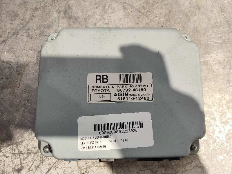 Recambio de modulo electronico para lexus rx 400h referencia OEM IAM 51611012480 8679248160 