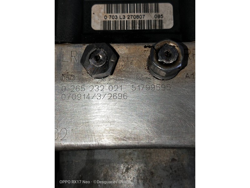 Recambio de abs para fiat panda (169) 1.3 16v jtd dynamic referencia OEM IAM 51799595 0265232021 