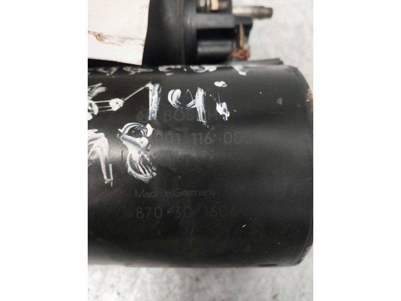 Recambio de motor arranque para peugeot 206 berlina xn referencia OEM IAM 0001116003 BOSCH 