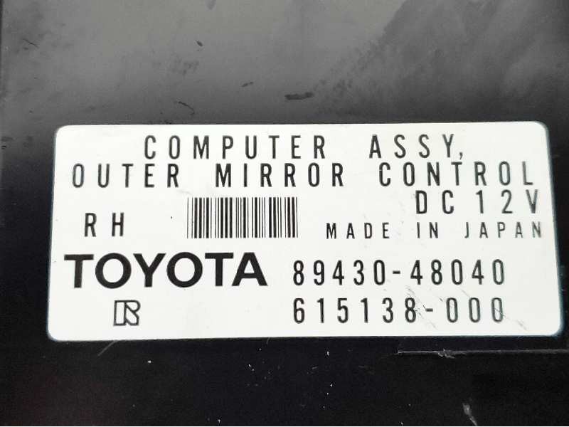 Recambio de modulo electronico para lexus rx 400h referencia OEM IAM 8943048040 615138000 