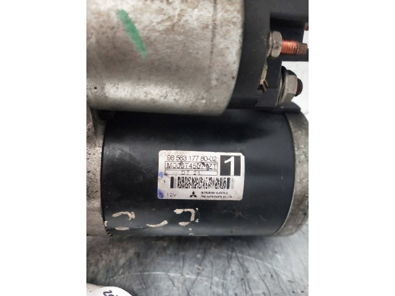 Recambio de motor arranque para peugeot 207 confort referencia OEM IAM M000T45071ZT MITSUBISHI 