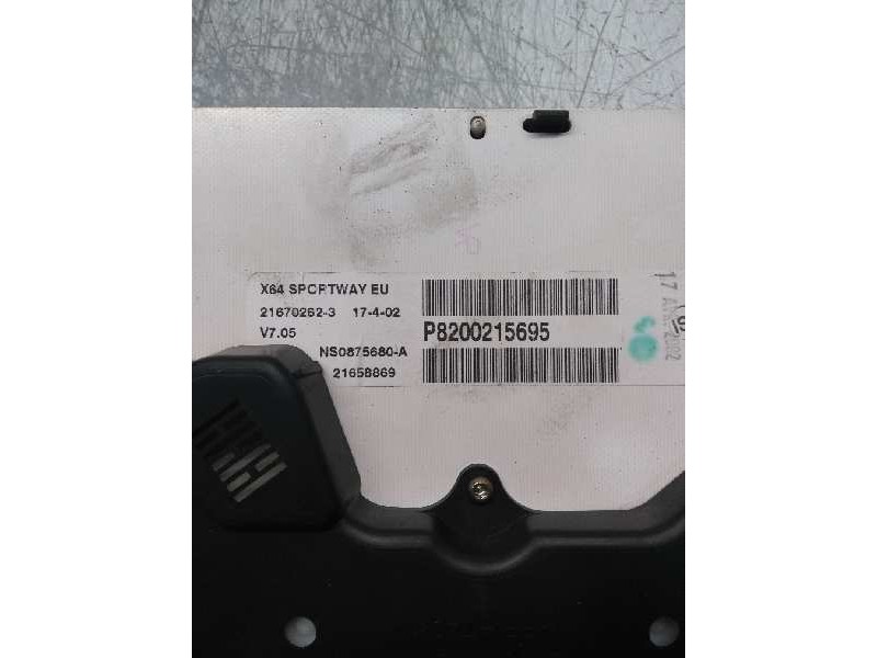 Recambio de cuadro instrumentos para renault scenic rx4 (ja0) 1.9 dci referencia OEM IAM P8200215695 NS0875680A 