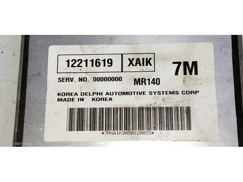 Recambio de centralita motor uce para chevrolet evanda cdx referencia OEM IAM 12211619  