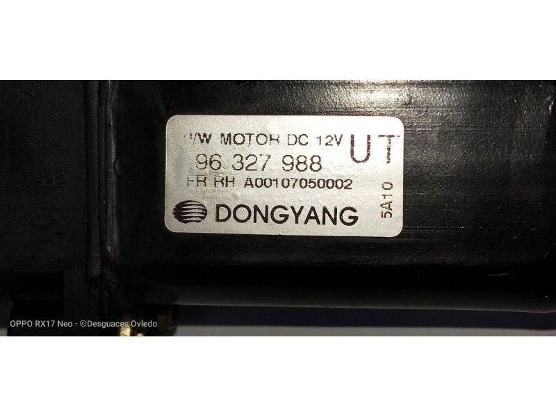 Recambio de elevalunas delantero derecho para chevrolet evanda cdx referencia OEM IAM 96327988  4P