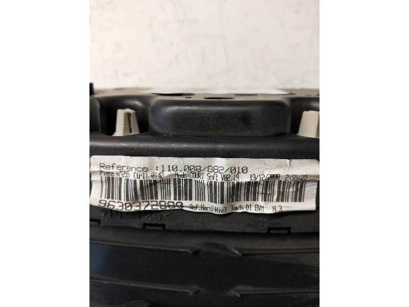 Recambio de cuadro instrumentos para peugeot 406 berlina (s1/s2) srdt referencia OEM IAM 9630372880 110008882010 110008882002 96