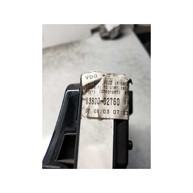 Recambio de cuadro instrumentos para toyota corolla (e12) 2.0 turbodiesel cat referencia OEM IAM 83800002760 110080107004 